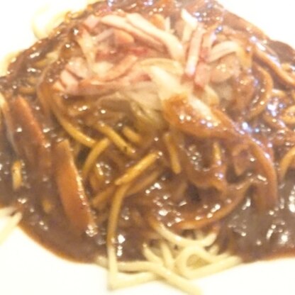 濃厚なあんかけﾊﾟｽﾀで美味しかったです。